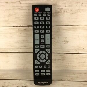 Westinghouse TV Remote Control Replacement Black for LCD LED Televisions